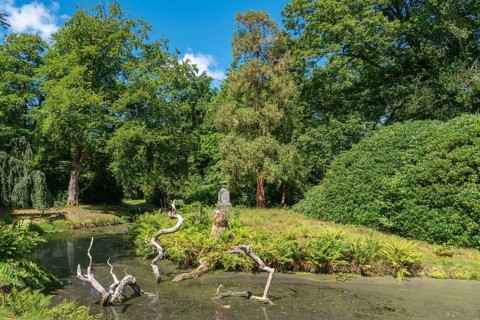 Landscape garden and castle park