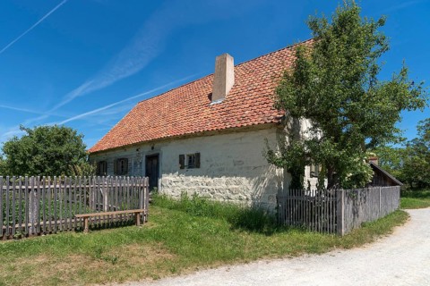 Historic farmhouse with farm garden built 1711