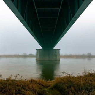 The 'Knybawski' Bridge over Vistula River