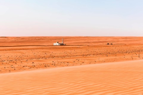 Mosque in the desert
