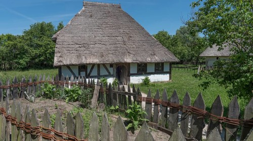 Swedish house with cottage garden