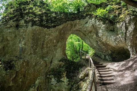 Hiking trail at the Amalienfelsen