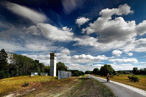Observation tower of the border troops of the GDR