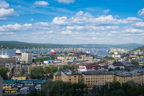 Overlook over Murmansk