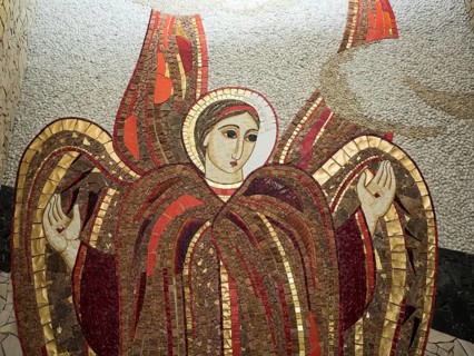 Mosaic in the Basilica of San Pio di Pietrelcina