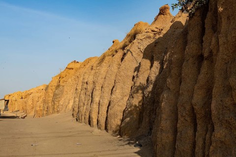 Old sandstone wall