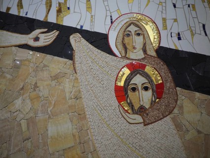 Mosaic in the Basilica of San Pio di Pietrelcina