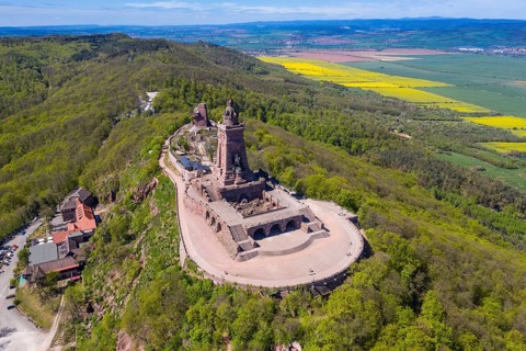 Aerial of the Kyffhaeuser Monument