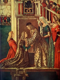 Farewell of Ursula and Prince Hereo by King Maurus