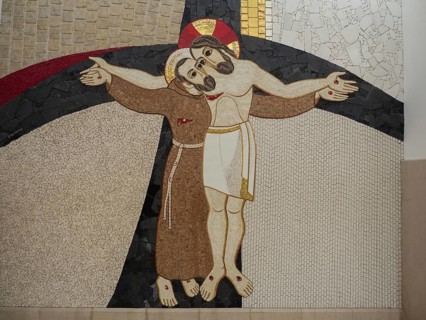 Mosaic in the Basilica of San Pio di Pietrelcina