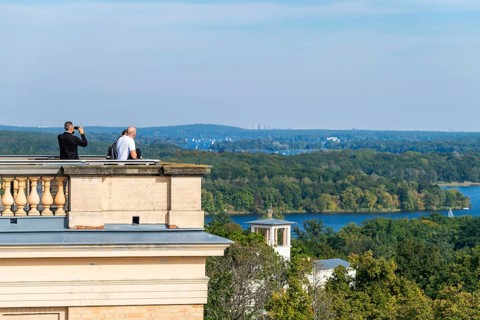 Viewing platform in the Belvedere on the Pfingstberg