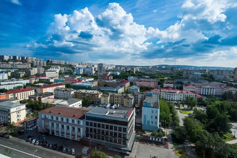 Overlook over Murmansk