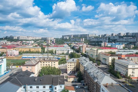 Overlook over Murmansk