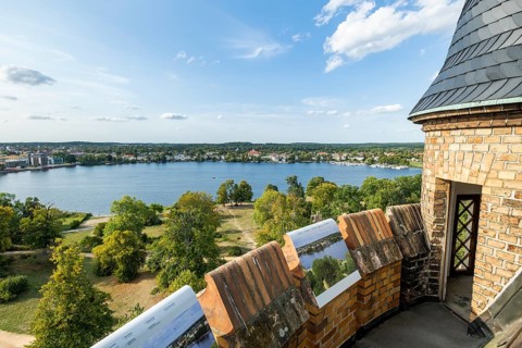 View from Flatow Tower to the Deep Lake