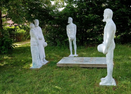 Sculpture group Roeckener Bacchanal by Klaus Friedrich Messerschmidt