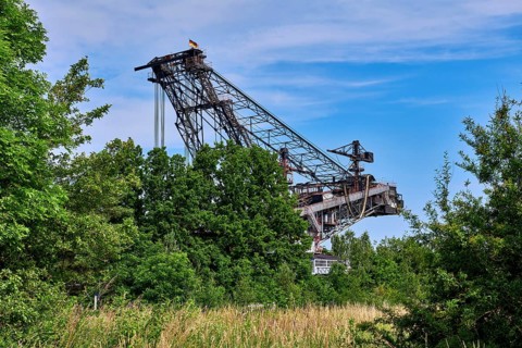 Excavator 1452 is a bucket wheel excavator manufactured in 1961 by VEB Schwermaschinenbau Lauchhammerwerk for lignite mining and used in the former Berzdorf open pit mine until 2001. Lake Berzdorf