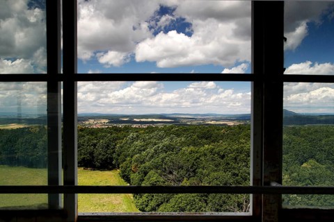 View from the Bavarian Tower on the Buechelberg