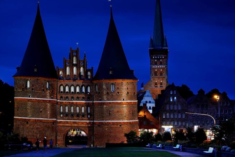 Illuminated Holsten Gate