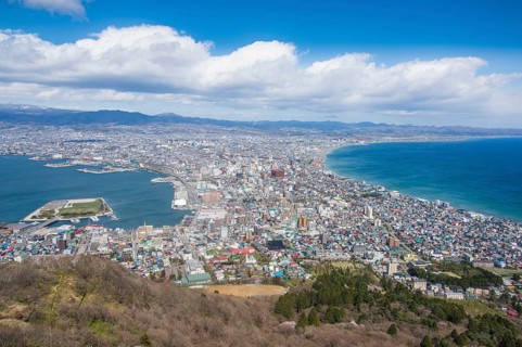 Outlook over Hakodate from Mount Hakodate