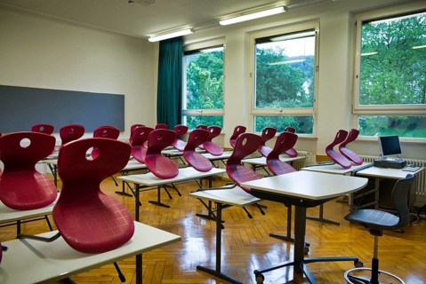 Empty classroom