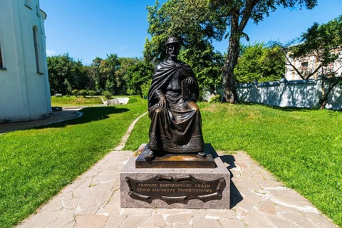 Statue near the Transfiguration Cathedral
