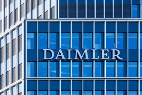 Lettering on facade