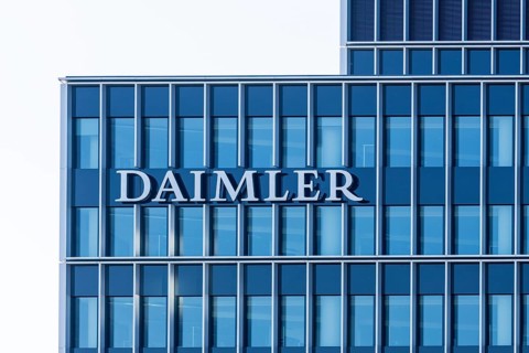 Lettering on facade