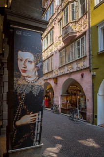 Arbours in the Laubengasse in Bolzano