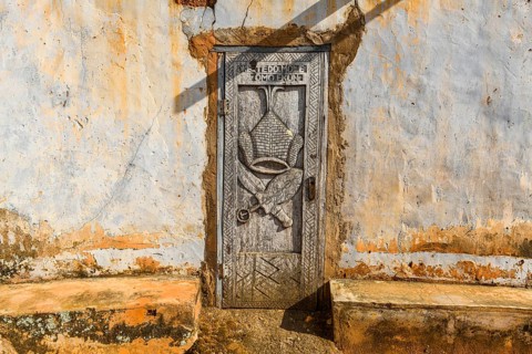 Door leading in the harem of the King´s palace