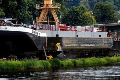 Shipyard in the Lower Town of Lauenburg