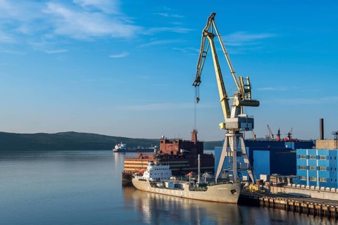 Rusatom port in Murmansk