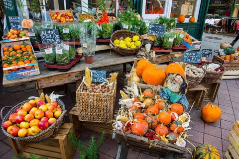 The Vienna Naschmarkt