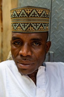 Traditional dressed man
