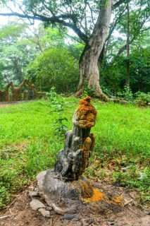 Voodoo scultpures in the Unesco site Osun-Osogbo Sacred Grove