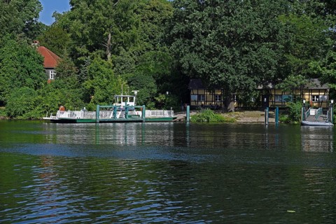 Ferry between Berlin Wannsee and Pfaueninsel