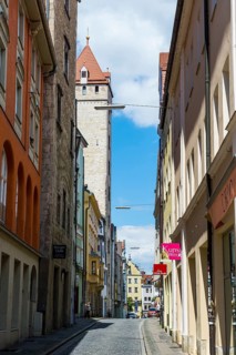 Medieval patrician houses in the Unesco world heritage sight