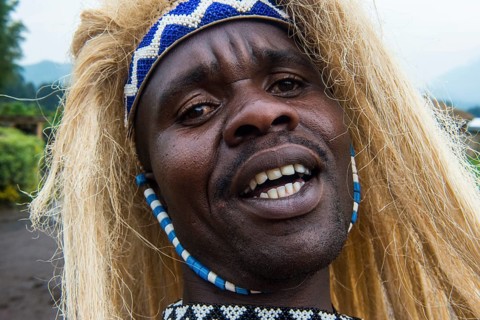 Friendly man at a Ceremony of former poachers