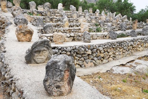 Thousands of sculpted figures by artist Filippo Bentivegna at Il Castello Incantato