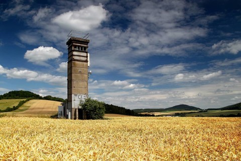 Observation tower of the GDR border troops