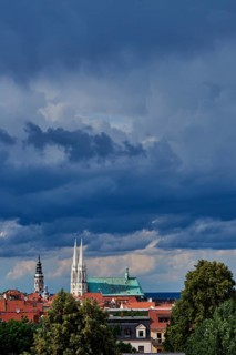Parish church St. Peter and Paul and town hall tower