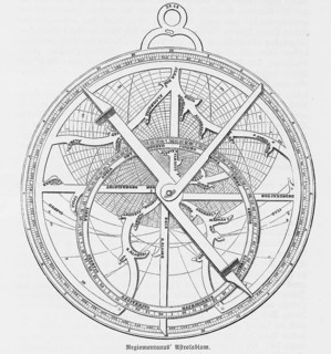 The astrolabe is an astronomical calculating and measuring instrument for the calculation of star positions