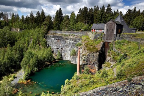 Goepeschachtl plant and flooded opencast mine