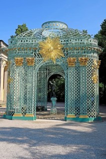 Eastern lattice pavilion at Sanssouci Palace