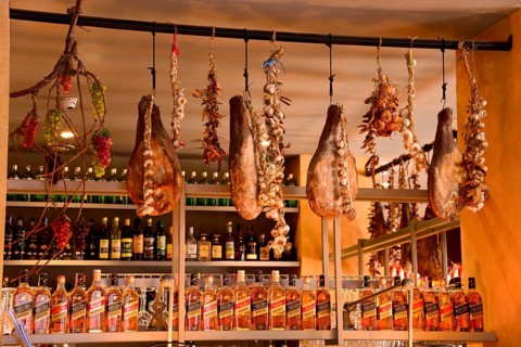 Shop with ham