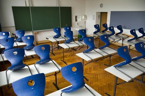 Empty classroom