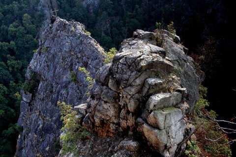 Granite rock above the Bode Valley