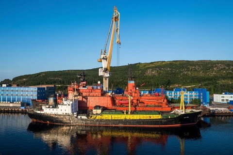 Rusatom port in Murmansk