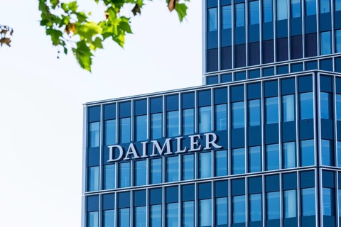 Lettering on facade