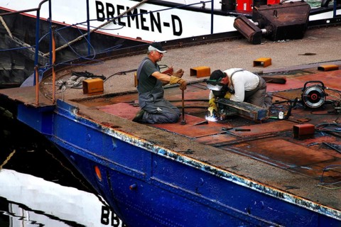 Shipyard worker