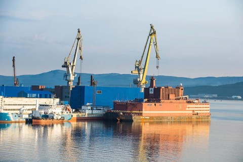 The only mobile nuclear power plant in the world